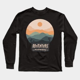 Let's travel Your Life is the best Adventure Explore the world travel lover fall autumn Long Sleeve T-Shirt